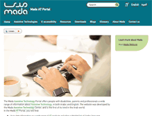 Tablet Screenshot of madaportal.org
